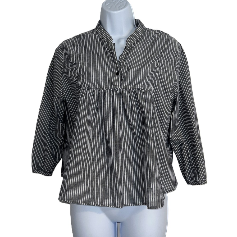 Patagonia Women's Lightweight A/C Tunic Shirt - Agate Stripe Navy Small